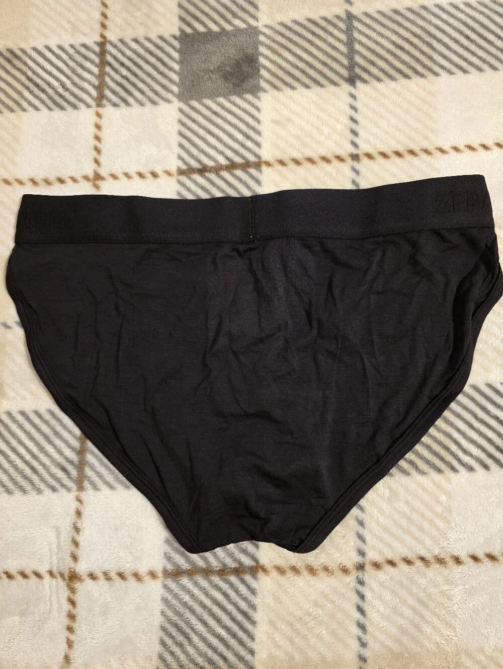 SEPARATEC Black Bikini Briefs with Logo